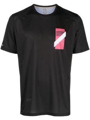 Soar graphic-print performance T-shirt - Black