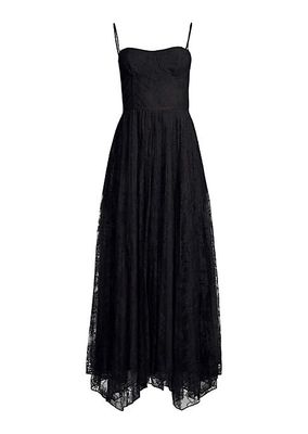 Social Occasion Floral-Lace Gown