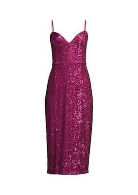 Social Occasion Sequined Cocktail Dress