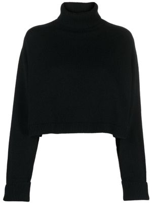 Société Anonyme Amos roll-neck cashmere jumper - Black
