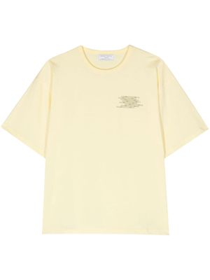 Société Anonyme Bas Binary cotton T-shirt - Yellow