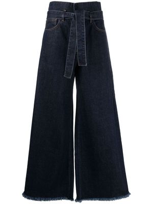 Société Anonyme belted straight jeans - Blue