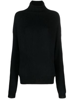 Société Anonyme Cabin roll-neck ribbed-knit jumper - Black