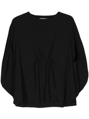 Société Anonyme Circle crepe blouse - Black