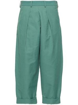 Société Anonyme De Flores cropped trousers - Green