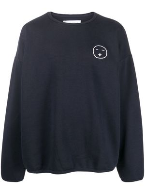 Société Anonyme graphic-print crew-neck sweatshirt - Blue