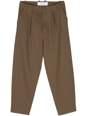 Société Anonyme Jap Boy tapered-leg trousers - Brown