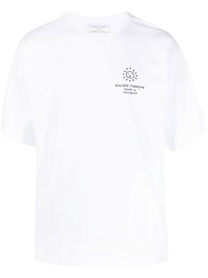 Société Anonyme logo-print cotton T-Shirt - White