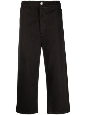 Société Anonyme low-rise cropped cotton trousers - Brown