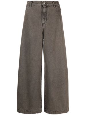Société Anonyme low-rise wide-leg jeans - Brown