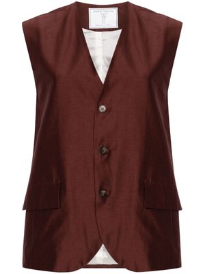 Société Anonyme Marceau cotton gilet - Red