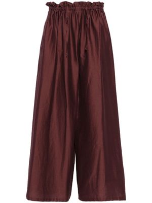 Société Anonyme Maxxxi Coulisse wide-leg trousers - Red