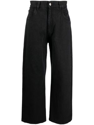 Société Anonyme mid-rise straight-leg jeans - Black