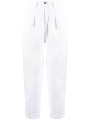 Société Anonyme mid-rise tapered jeans - White