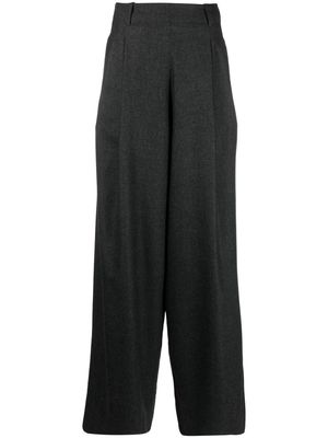 Société Anonyme Nina wide-leg wool trousers - Grey