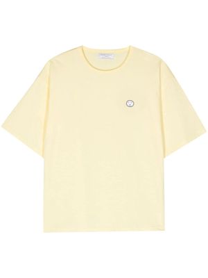 Société Anonyme Patch cotton T-shirt - Yellow