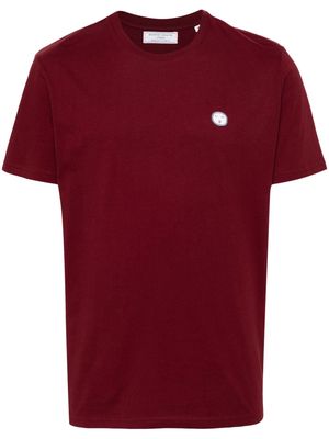 Société Anonyme patch-detail organic cotton T-shirt - Red