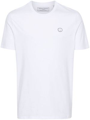 Société Anonyme patch-detail organic cotton T-shirt - White