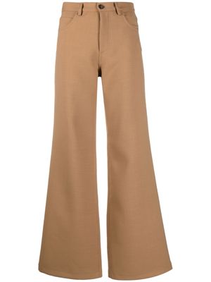 Société Anonyme Pausa flared trousers - Brown