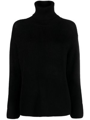 Société Anonyme roll-neck chunky-knit jumper - Black