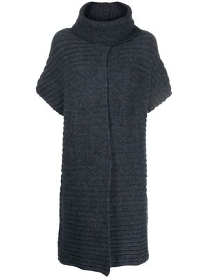 Société Anonyme roll-neck knit dress - Blue