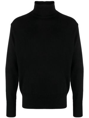 Société Anonyme roll-neck virgin wool jumper - Black