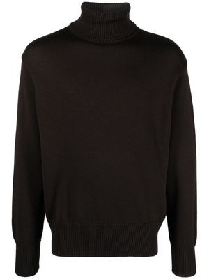 Société Anonyme roll-neck virgin-wool jumper - Brown