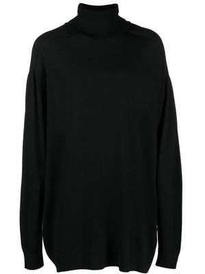 Société Anonyme Sadhsa roll-neck virgin-wool jumper - Black