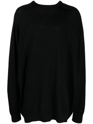 Société Anonyme Sadrsa round-neck virgin-wool jumper - Black