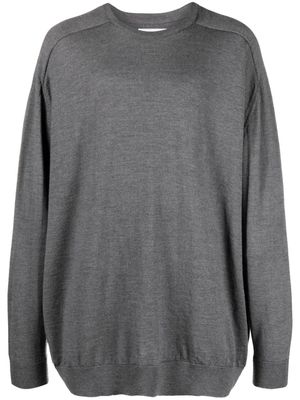 Société Anonyme Sadrsa round-neck virgin-wool jumper - Grey