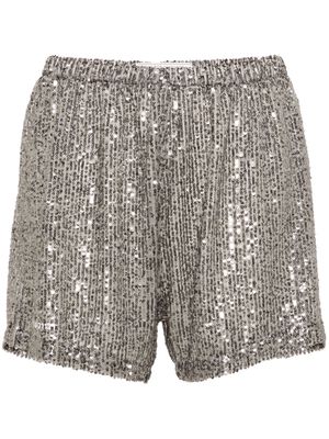 Société Anonyme Selvi sequined mini shorts - Silver