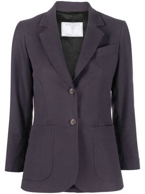 Société Anonyme single-breasted cotton blazer - Purple