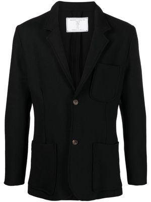 Société Anonyme single-breasted wool blazer - Black