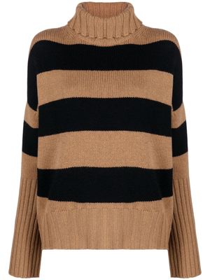 Société Anonyme striped chunky-knit jumper - Black