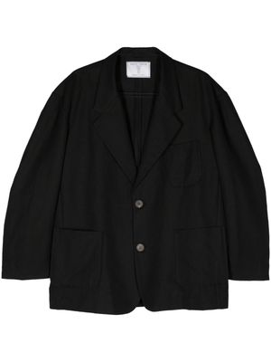 Société Anonyme Summer Big Mama cotton blazer - Black