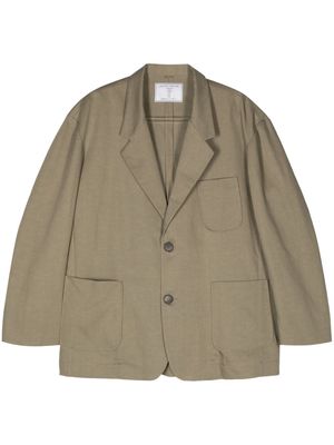 Société Anonyme Summer Big Mama cotton blazer - Neutrals