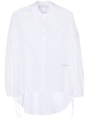 Société Anonyme Volume cotton shirt - White