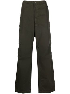 Société Anonyme wide-leg cargo trousers - Green