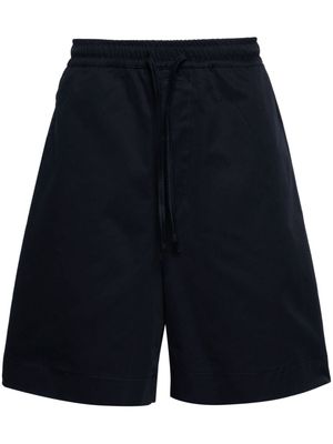 Société Anonyme wide-leg cotton shorts - Blue