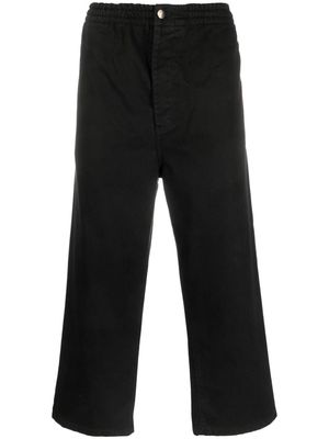 Société Anonyme wide-leg cropped jeans - Black