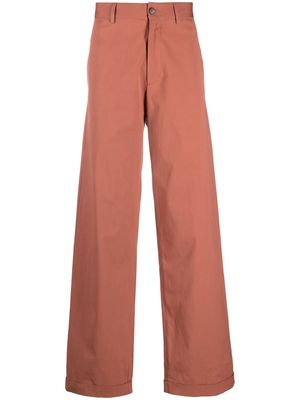 Société Anonyme wide-leg tailored trousers - Orange