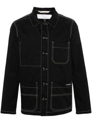 Société Anonyme Work twill shirt jacket - Black