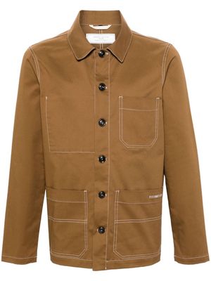 Société Anonyme Work twill shirt jacket - Brown