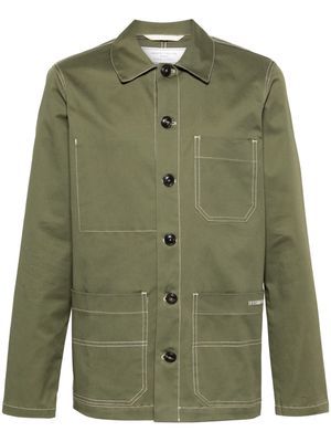 Société Anonyme Work twill shirt jacket - Green