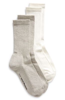 Socksss Classic Combo 2-Pack Organic Cotton Blend Socks in Snow White And Moonwalk