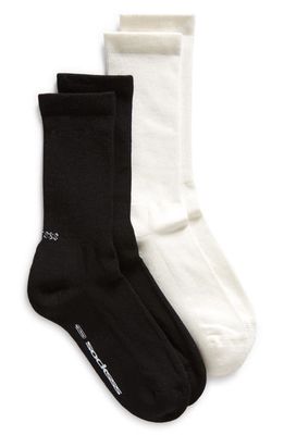 Socksss Classic Combo 2-Pack Organic Cotton Blend Socks in Snow White And Solar Eclipse