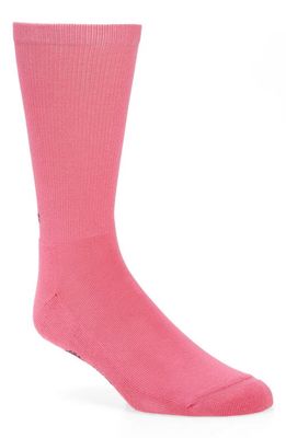 Socksss Gender Inclusive Bubblegum Organic Cotton Blend Socks in Bright Pink