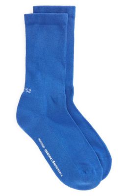 Socksss Gender Inclusive Solid Tennis Socks in Its Blue