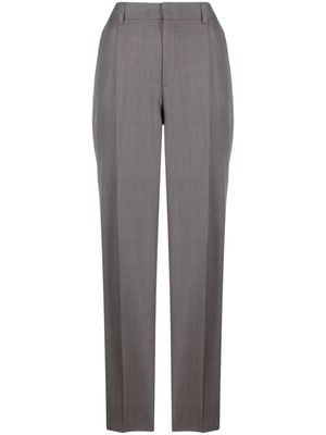 Soeur high-waisted tailored trousers - Grey