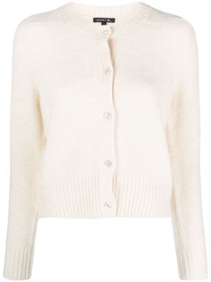 Soeur knitted crew-neck cardigan - Neutrals